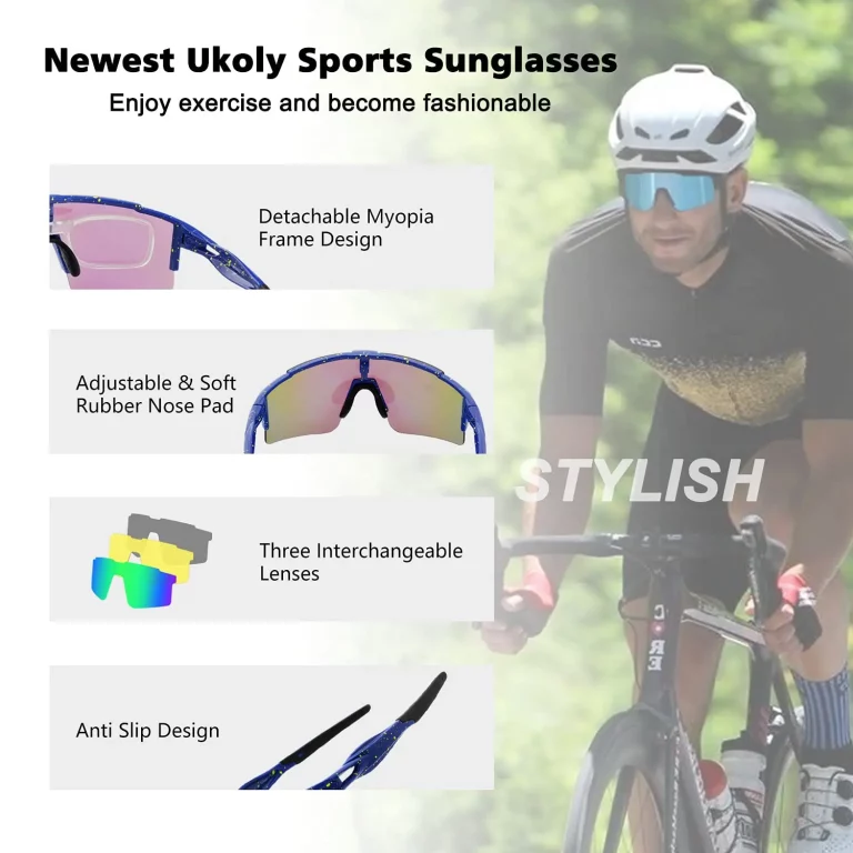 New arrivals cycling sunglasses with 3 lens04