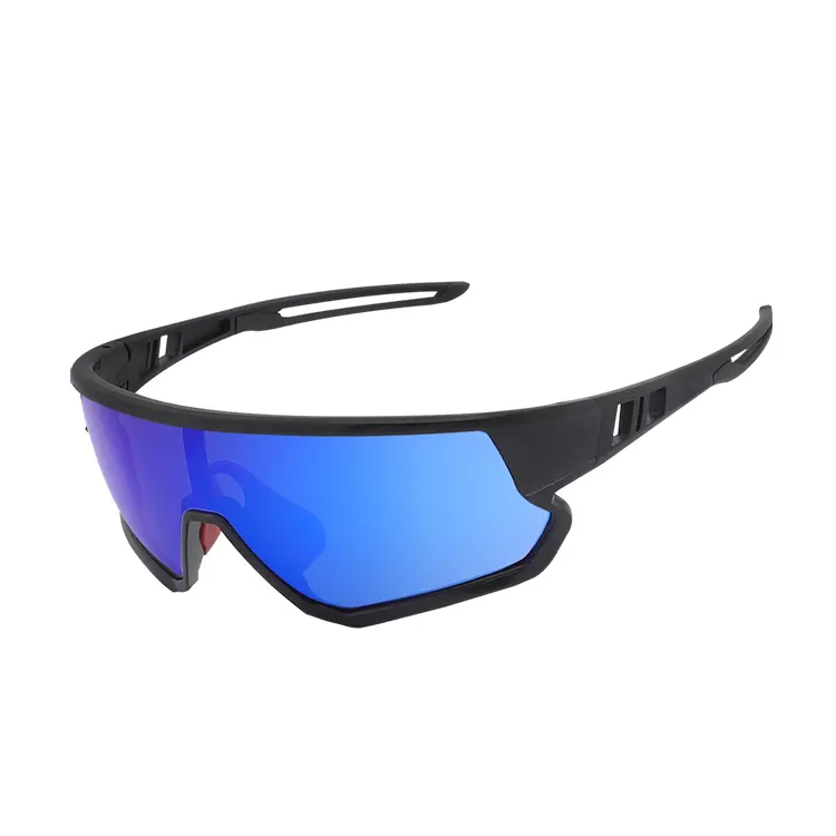 Full frame blue lens MTB sunglasses