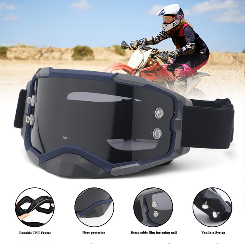 tear-off motocross goggles