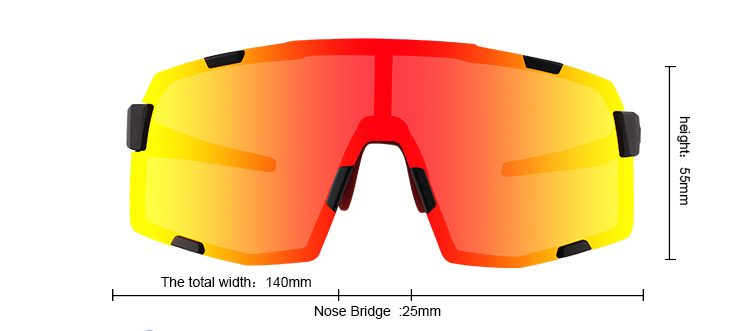 Pc Impact Resistant High Performance Sports Sunglasses